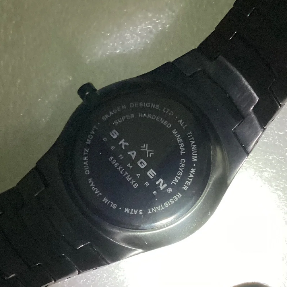 Skagen Denmark Black Titanium Men’s Watch Model 596XLTMXB